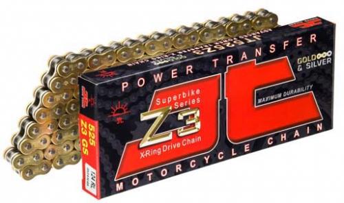 JT CHAINS 525Z3 X 108 GOLD JT PREMIUM X-RING CHAIN