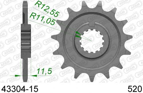AFAM FRONT 15T, 520 AF14330415