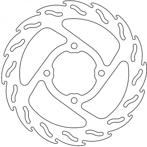 MOTO MASTER 110696, FLAME FIXED DISC 160