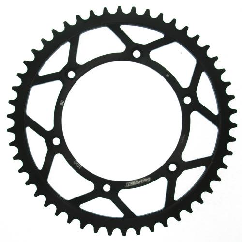 SUPERSPROX SUPERSPROX REAR STEEL 50T, BLACK, 520 SU4151250B