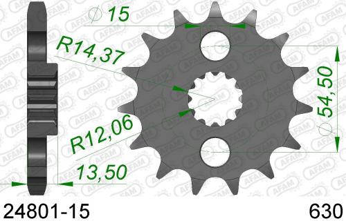 AFAM FRONT 15T, 630 AF12480115