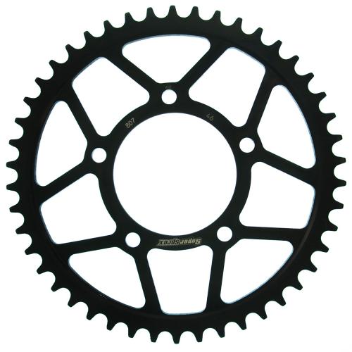 SUPERSPROX SUPERSPROX REAR STEEL 46T, BLACK, 525 SU480746B