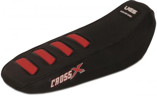 CROSS X SEAT COVER, BLACK-RED(UGS - COLOR WAVE) UFM13012BR