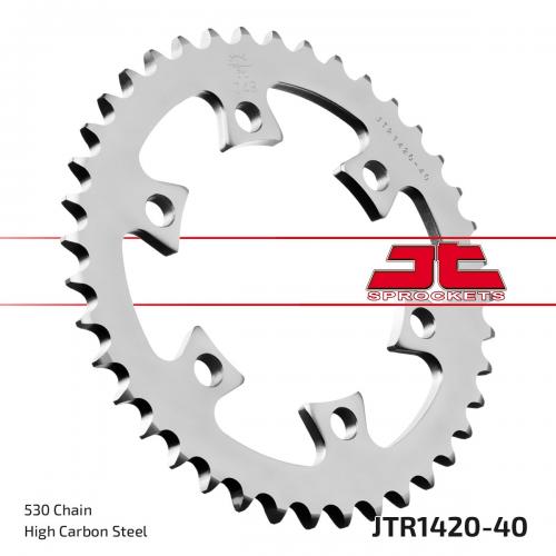 JT SPROCKETS REAR STEEL 40T, 530 JTR142040