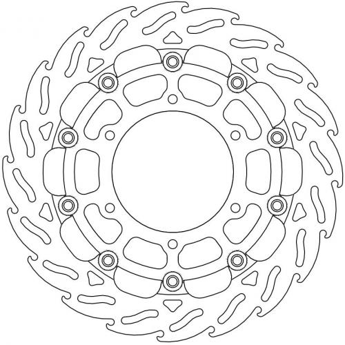 MOTO MASTER 112251, FLAME 5,5MM RACING SERIES