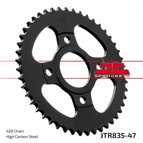 JT SPROCKETS REAR STEEL 47T, 428 JTR083547