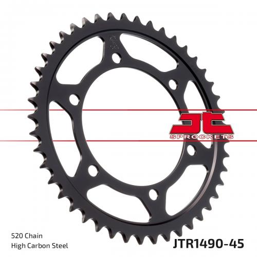 JT SPROCKETS REAR STEEL 45T, 520 JTR149045