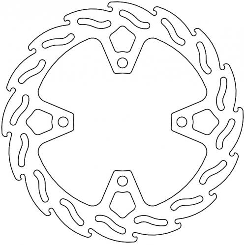 MOTO MASTER 110844, FLAME FIXED DISC
