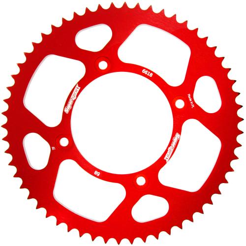 SUPERSPROX SUPERSPROX REAR ALU 58T, RED, 420 SU2661858R