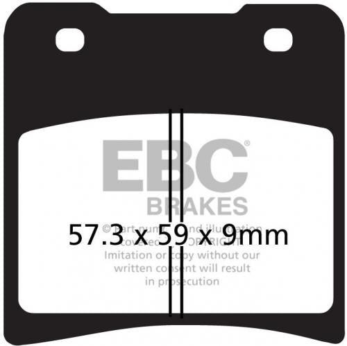 EBC FA150 ORGANIC DISC PAD SET