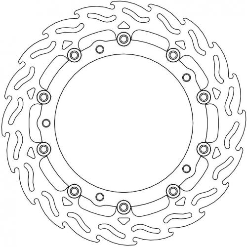 MOTO MASTER 112118, FLAME FLOATING ALU DISC 320