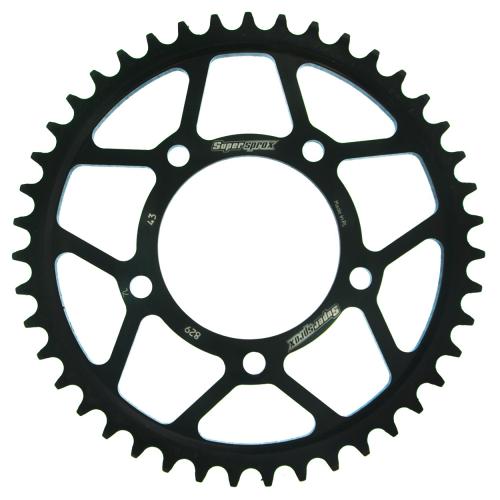 SUPERSPROX SUPERSPROX REAR STEEL 43T, BLACK, 530 SU482943B