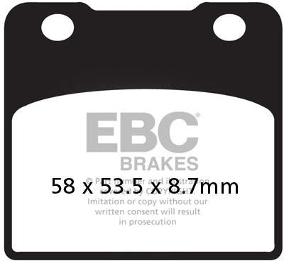 EBC FA 103V EBC SEMI SINTERED DISC PADS