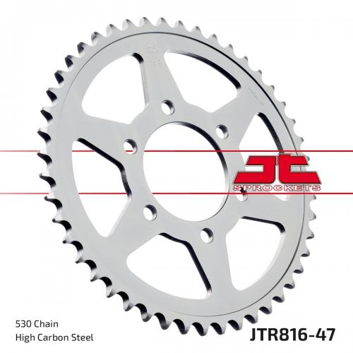 JT SPROCKETS REAR STEEL 47T, 530 JTR081647