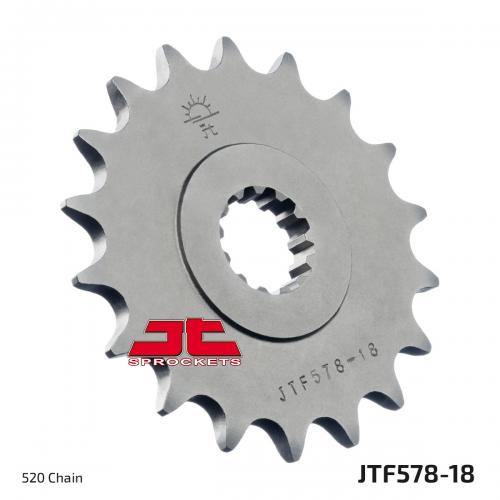 JT SPROCKETS FRONT STEEL 18T, 520 JTF057818