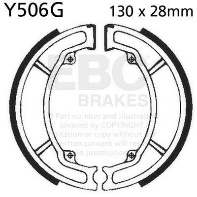 EBC Y506G EBC BRAKE SHOES