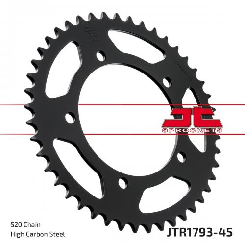 JT SPROCKETS REAR STEEL 45T, 520 JTR179345