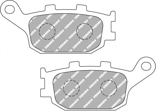 FERODO FDB754EF BRAKE PADS ORGANIC