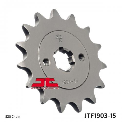 JT SPROCKETS FRONT STEEL 15T, 520 JTF190315