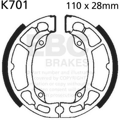 EBC K701 EBC BRAKE SHOES