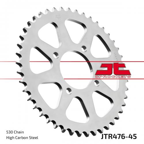 JT SPROCKETS REAR STEEL 45T, 530 JTR047645