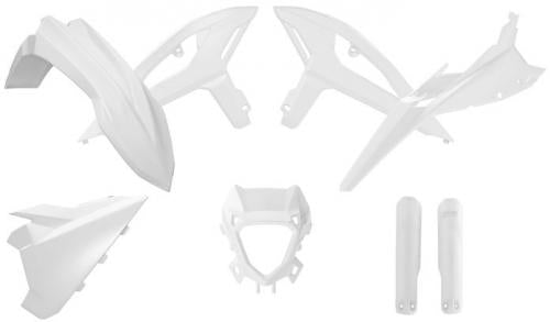 RTECH ENDURO FULL KIT 6 PCS BETA WHITE