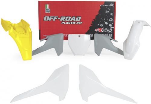 RTECH PLASTIC KIT 5 PCS WHITE-GREY-HSQ LEMON YEL (OE) 23 569800192