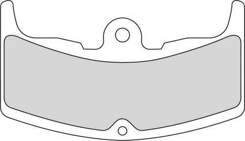 FERODO FDB310P BRAKE PADS ORGANIC