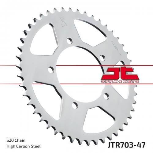 JT SPROCKETS REAR STEEL 47T, 520 JTR070347
