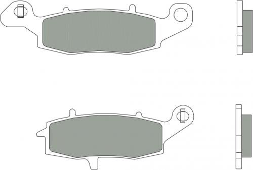 BREMBO 07KA15CC BRAKE PADS ORGANIC