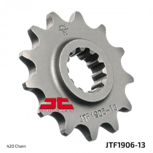 JT SPROCKETS FRONT STEEL 13T, 420 JTF190613