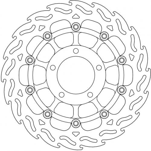 MOTO MASTER 113045, FLAME FLOAT ALU DISC 310