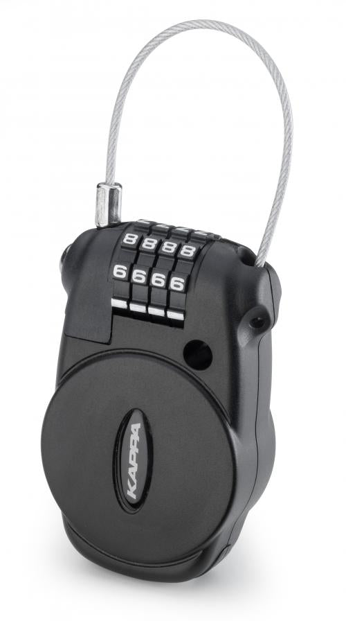 KAPPA KS220-RETRACTABLE CABLE LOCK