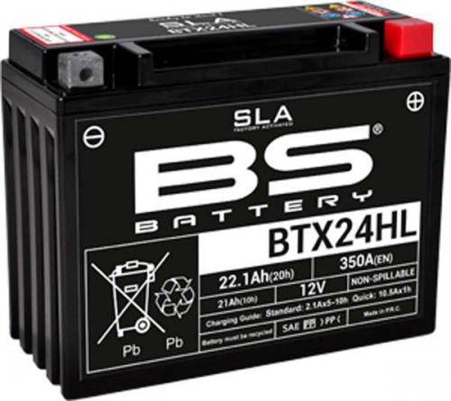 BS BATTERY BTX24HL YTX24HL-BS SLA FACTORY ACTIVATED BS BATTER