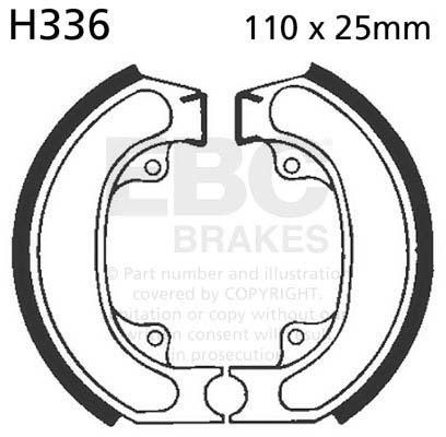 EBC H336 EBC BRAKE SHOES