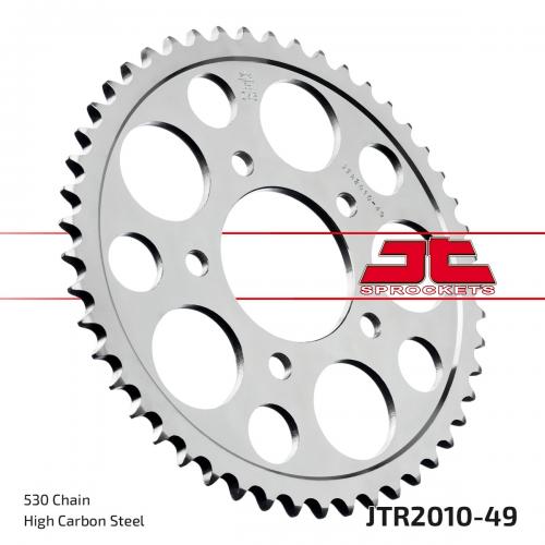 JT SPROCKETS REAR STEEL 49T, 530 JTR201049