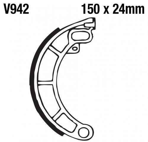 EBC V942 EBC BRAKE SHOES