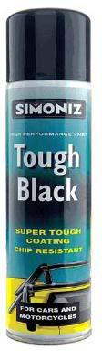 MISCELLANEOUS CHEMICALS SIMONIZ SATIN TOUGH BLACK PAINT 500ML