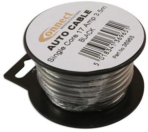 LASER TOOLS BLACK SINGLE CORE AUTO CABLE LT36965
