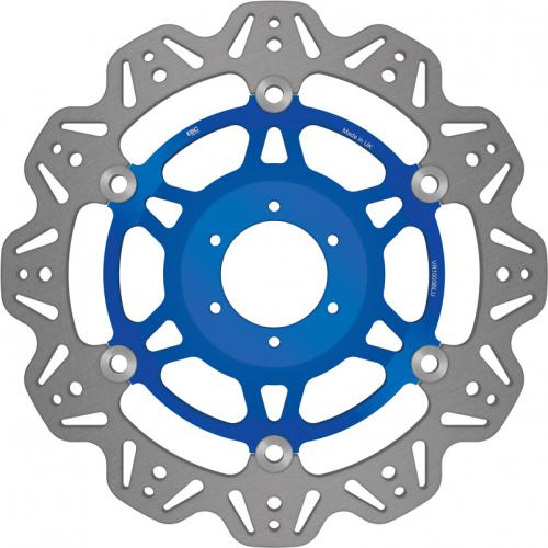 EBC BRAKE DISC VR1003BLU VEE FLOATING DISC BLUE CENTRE