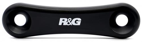 R&G REAR FOOTREST PLATE (SINGLE LHS) RGBLP0137BK