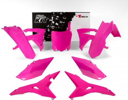 RTECH PLASTICS KIT 6 PCS HONDA NEON PINK ONLY USA