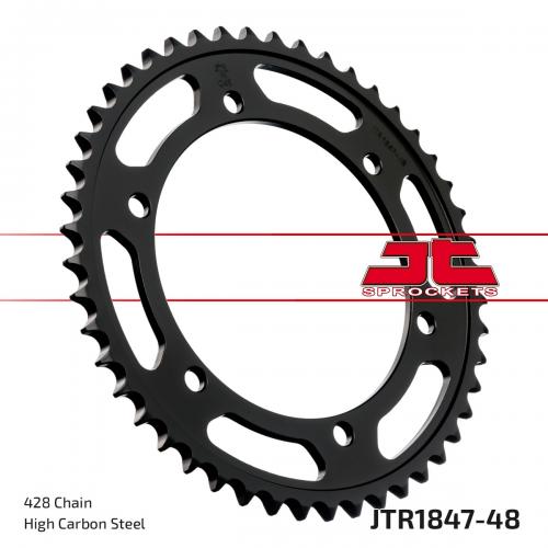 JT SPROCKETS REAR STEEL 48T, 428 JTR184748
