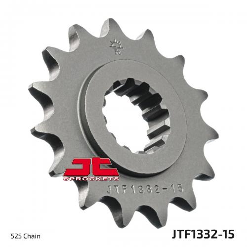 JT SPROCKETS FRONT STEEL 15T, 525 JTF133215