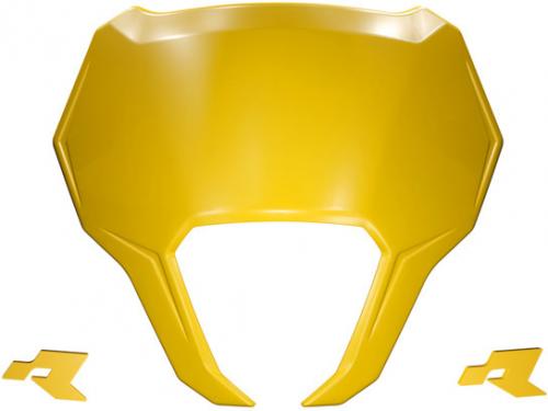 RTECH VFACE 2.0 NUMBER PLATE PLASTIC RM YELLOW