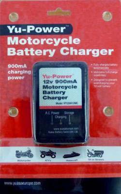 YUASA YUASA 12V YU-POWER MOTORCYCLE BATTERY CHARGER