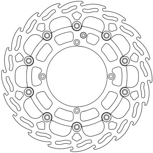 MOTO MASTER 112143, FLAME FLOATING ALU DISC 298