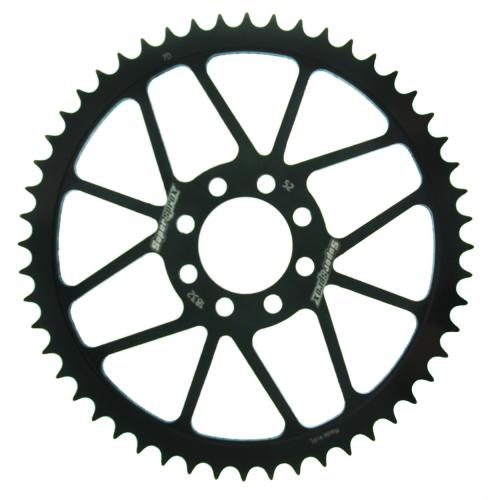 SUPERSPROX SUPERSPROX REAR STEEL 52T, BLACK SU4183252B