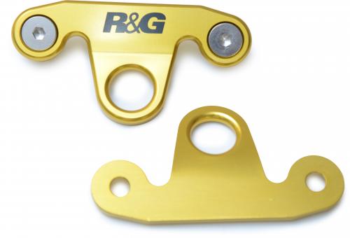 R&G TIE-DOWN HOOKS, PAIR, GOLD 410900042