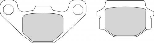 FERODO FDB731P BRAKE PADS ORGANIC